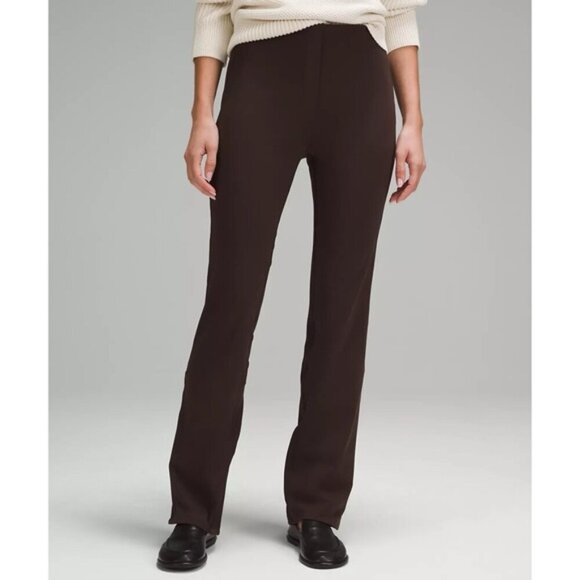 🛑 Lululemon Brown Smooth Fit Pull-On High-Rise Pant - 6, BNWTs - Picture 1 of 12